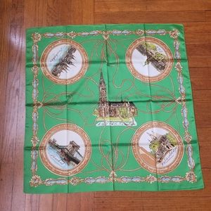 Venice Italy Square Souvenir Scarf 31 In 100% acetate Made In Italy